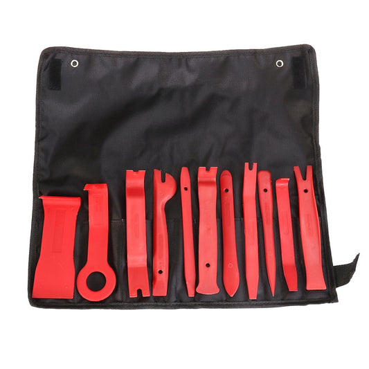 11pc Trim Removal Kit - Red - Black Case